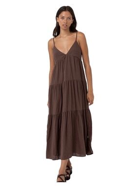 Rhythm Classic Tiered Midi Dress